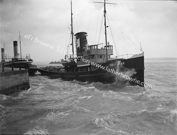 ROUGH SEAS AT DEEPWATER BAY SS SEAFLAKE